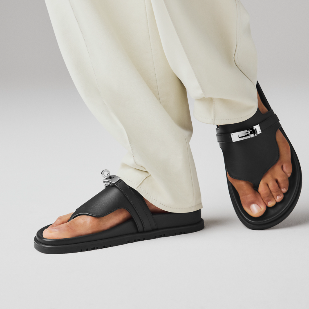 HERMES Empire Sandals Negru
